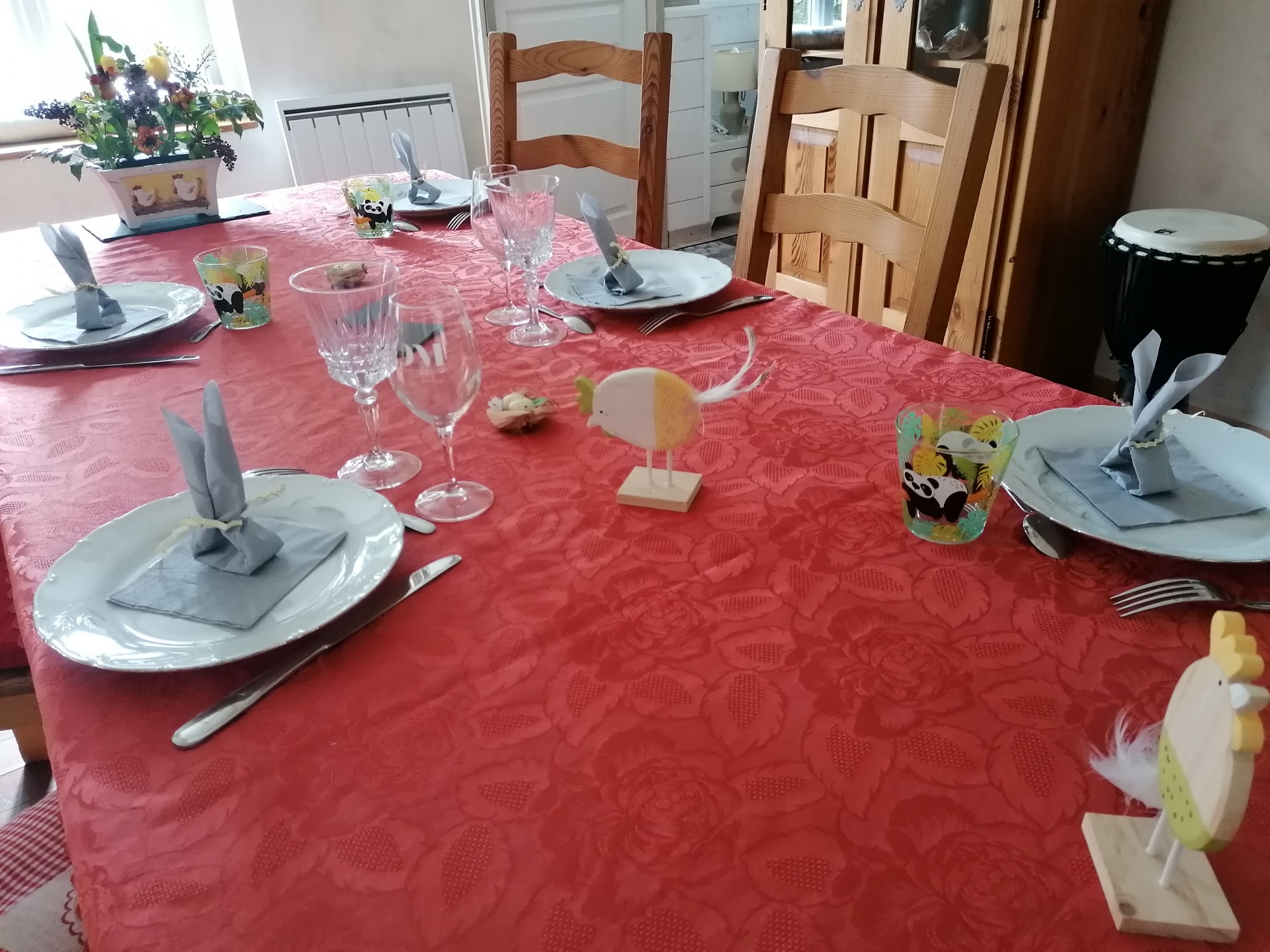 table d'hôtes à Pâques